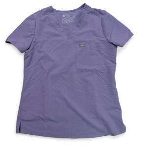 Figs purple scrub top